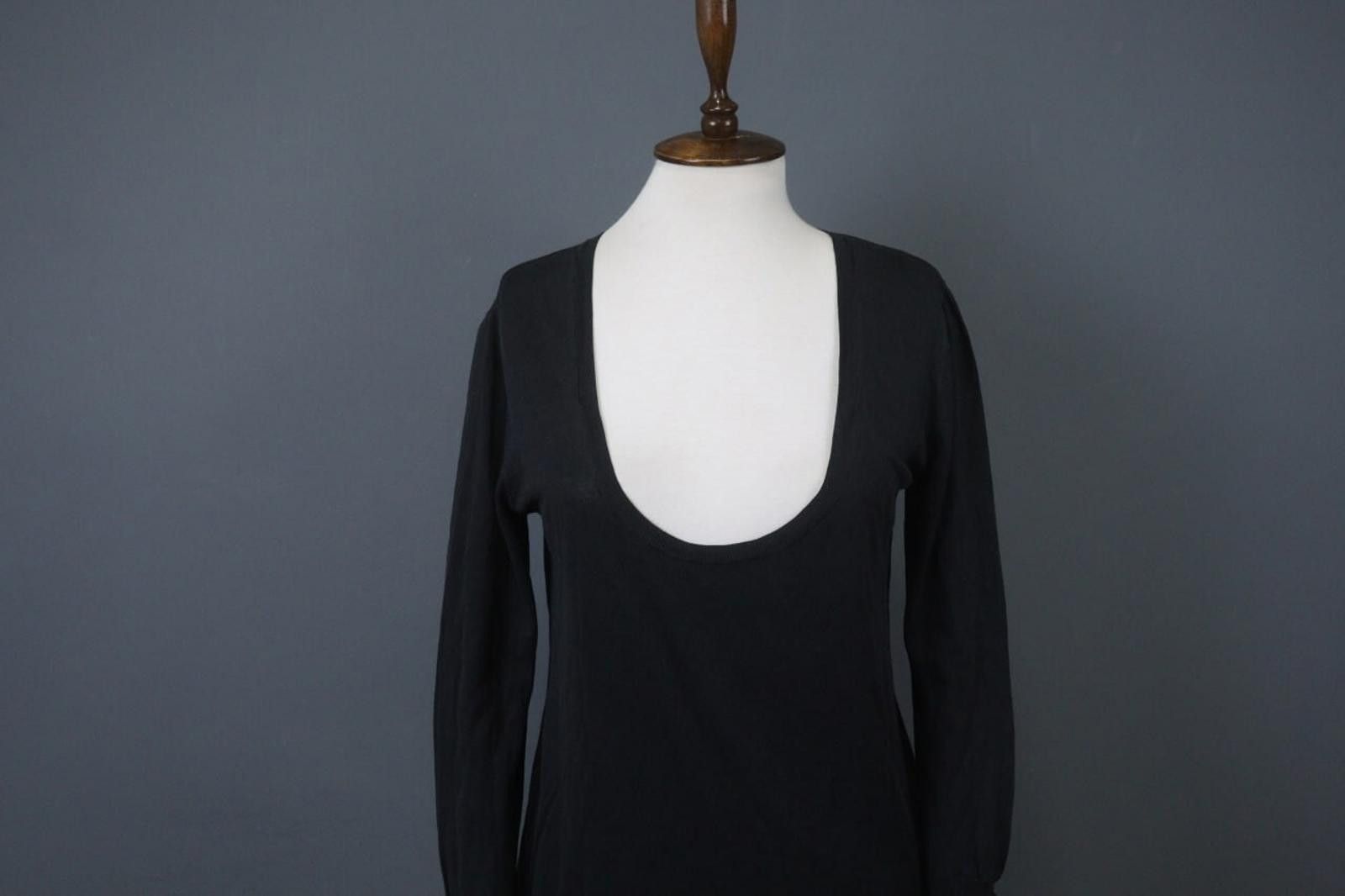 Zadig & Voltaire Zadig & Voltaire Black Stretch Relaxed Top Blouse Size M Size M / US 6-8 / IT 42-44 - 2 Thumbnail