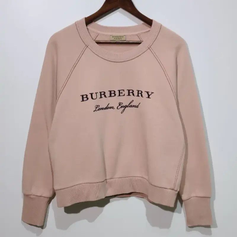Burberry Burberry Coral Pink Cotton Women's Sweatshirt Size L / US 10 / IT 46 - 1 Thumbnail
