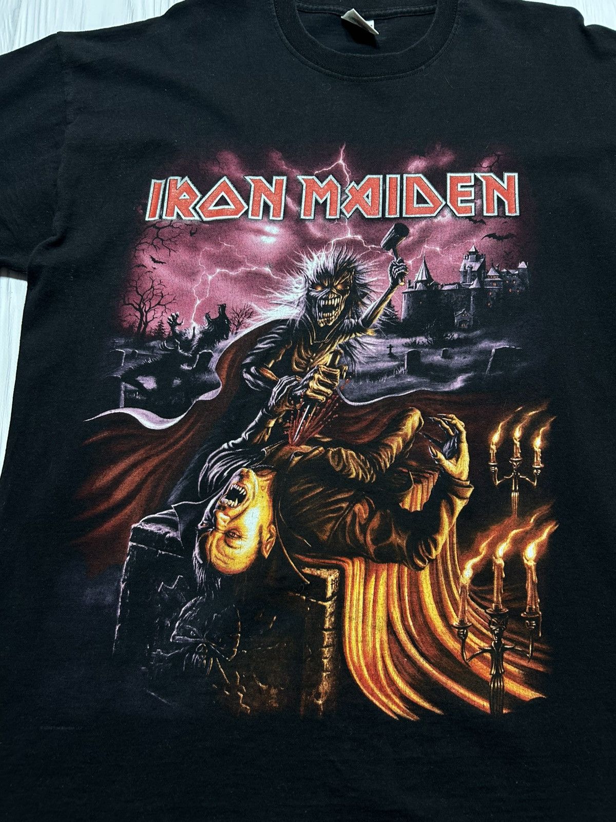 Band Tees Vintage 2010 Iron Maiden Band Thrash T-Shirt Size L Size US L / EU 52-54 / 3 - 4 Thumbnail