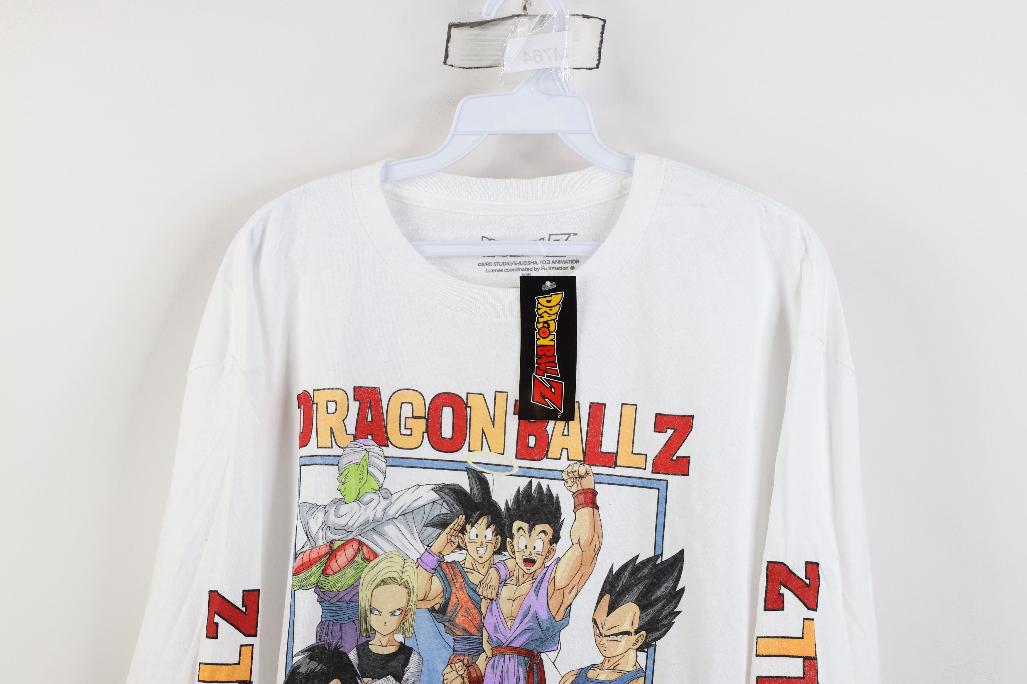 Vintage Deadstock Vintage Y2K Dragon Ball Z Spell Out Anime T-Shirt Size US XL / EU 56 / 4 - 2 Thumbnail