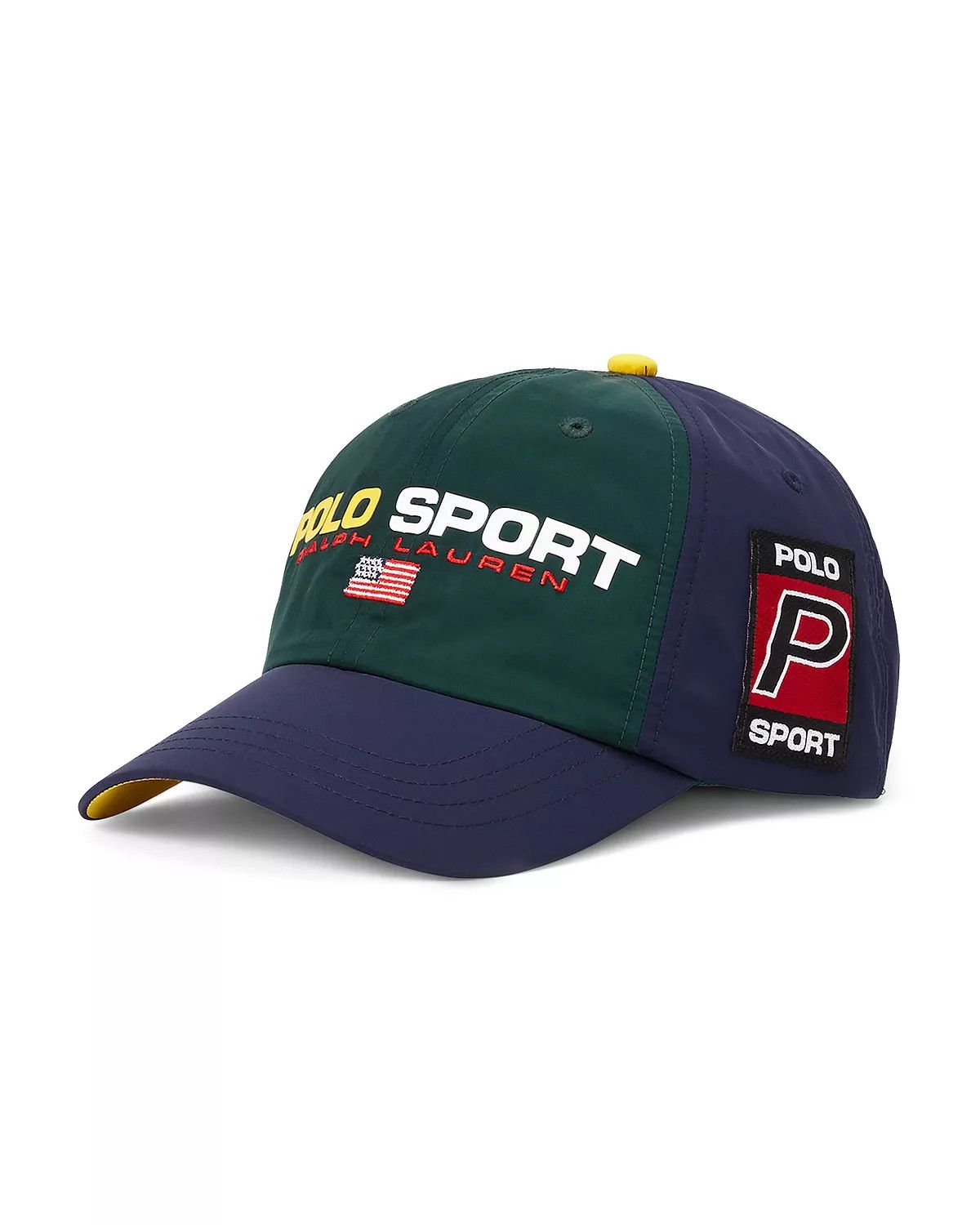 Polo Ralph Lauren POLO RALPH LAUREN M POLO SPORT MULTI NAVY GREEN YELLOW HAT Size ONE SIZE - 1 Thumbnail
