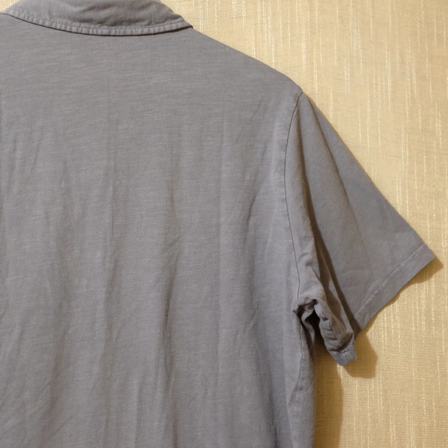 Vintage LL Bean Polo Shirt Grey 100% Cotton Mens L Classic Short Sleeve Polo Shirt Logo Breathable All Seasons Casual Travel Sport Mens L Size US XL / EU 56 / 4 - 7 Thumbnail