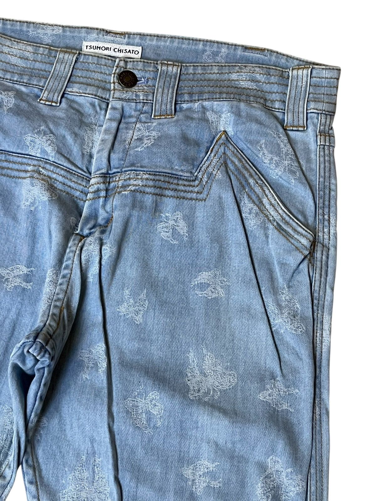 Issey Miyake TSUMORI CHISATO ISSEY MIYAKE EMBROIDERY JEANS Size US 32 / EU 48 - 4 Thumbnail