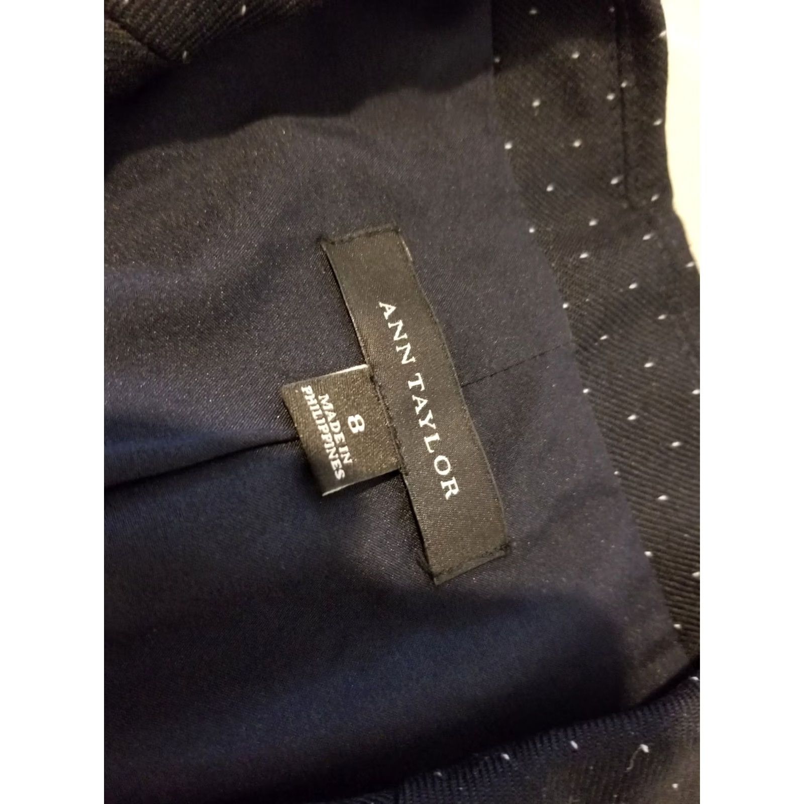 Ann Taylor Ann Taylor Wool Jacket Blazer 8 Black Womens Size M / US 6-8 / IT 42-44 - 2 Thumbnail