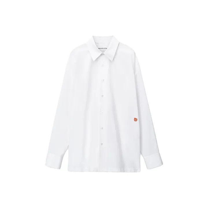 Alexander Wang Alexander Wang White Button-Up Long Sleeve Shirt 0079 Size L / US 10 / IT 46 - 1 Thumbnail
