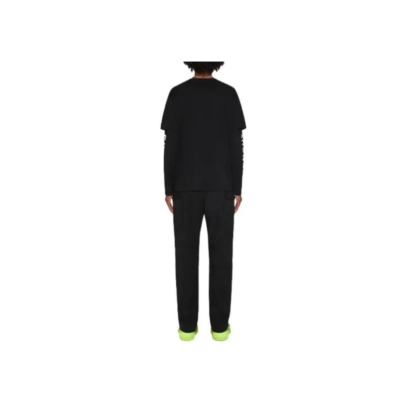 Givenchy o1srvl11e0725 4G Embroidered Long Sleeved T Shirt in Black Size XS / US 0-2 / IT 36-38 - 3 Thumbnail