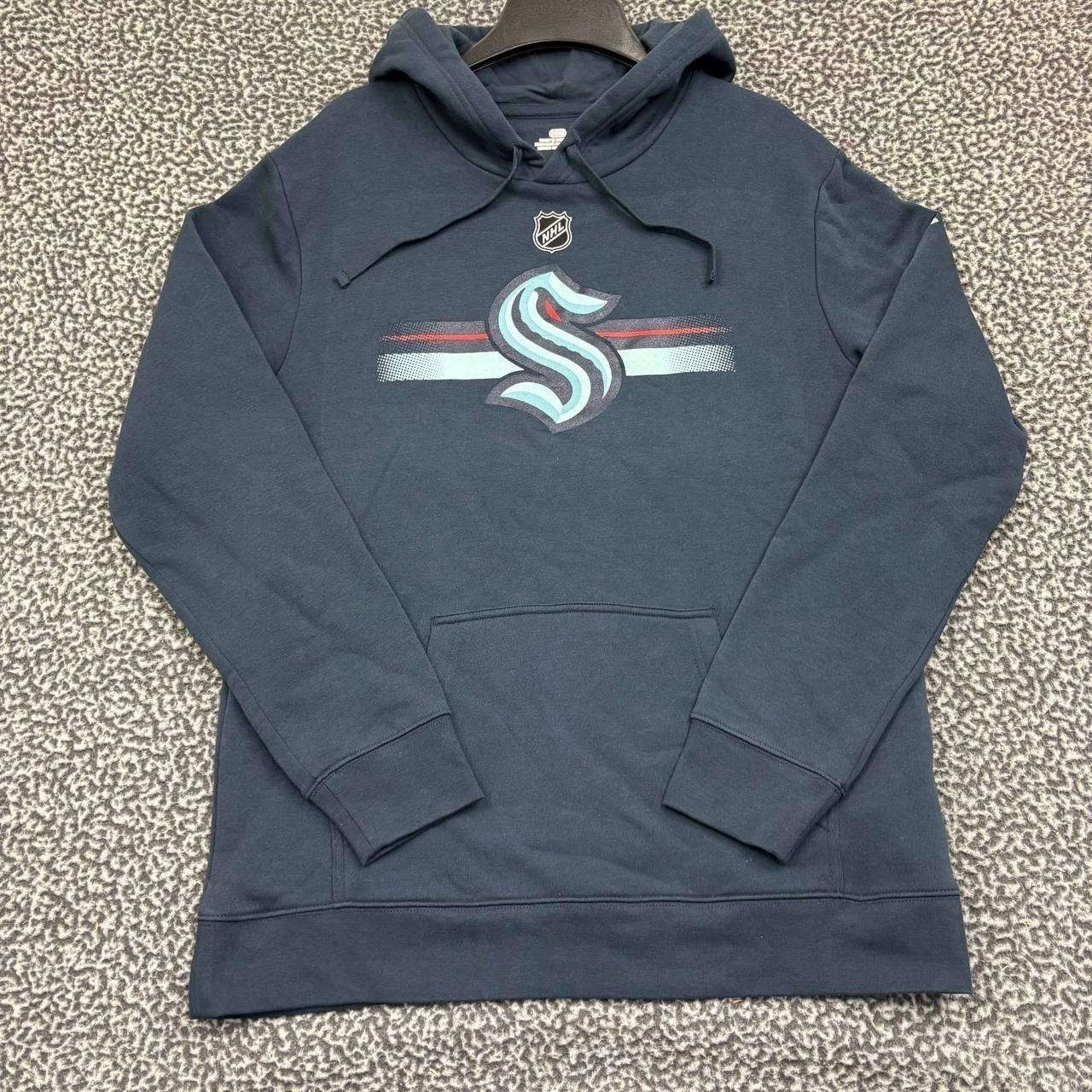 Other Seattle Kraken Hoodie Men Fanatics Pullover Long Sleeve L Size US L / EU 52-54 / 3 - 1 Thumbnail