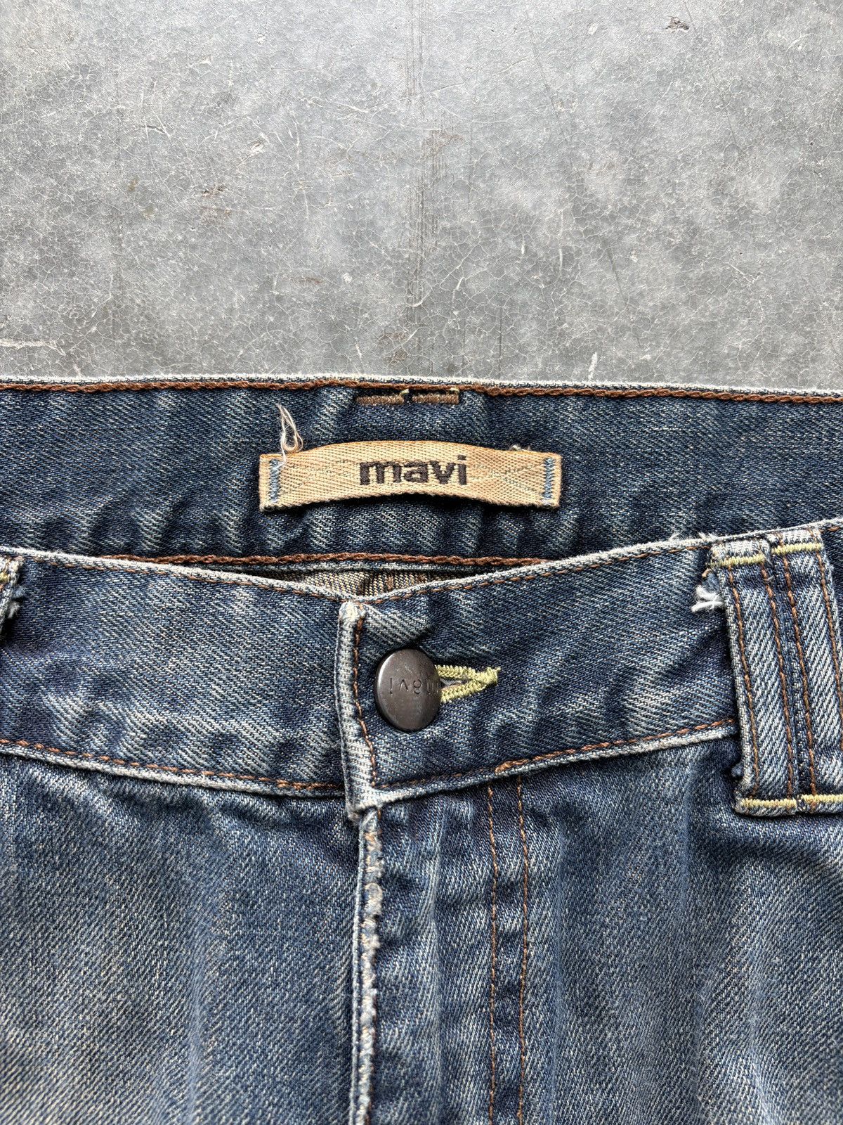 Mavi Vintage Y2K Mavi Wide Leg Baggy Jeans 36x34 Washed Skater Size US 36 / EU 52 - 3 Thumbnail