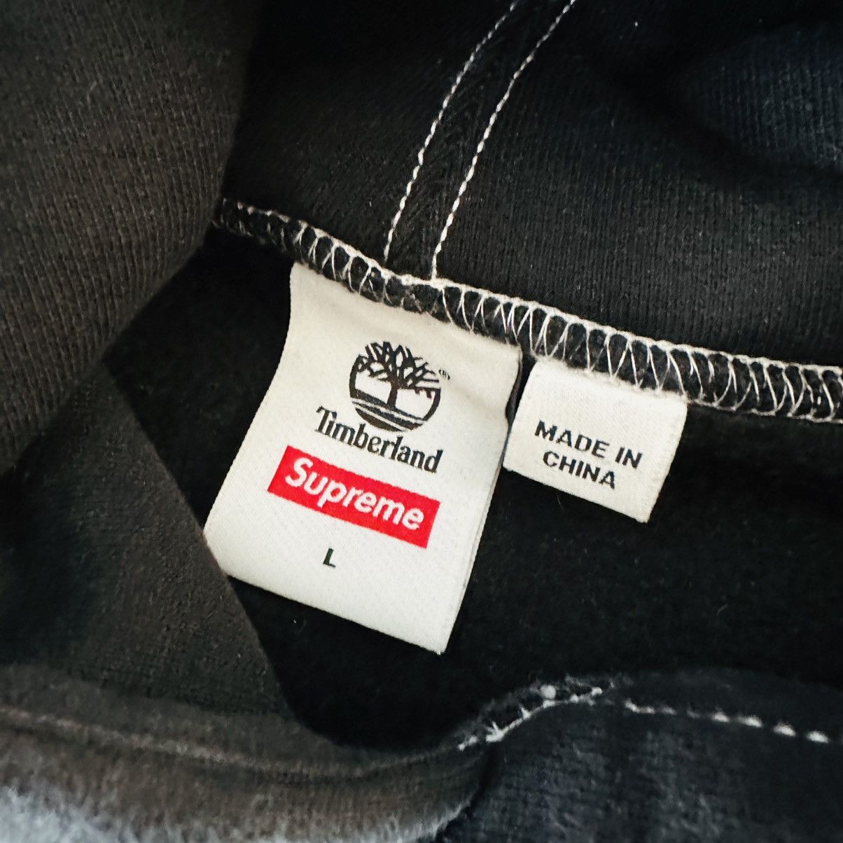 Supreme × Timberland Supreme Timberland Hooded Sweatshirt Hoodie Size US L / EU 52-54 / 3 - 2 Thumbnail