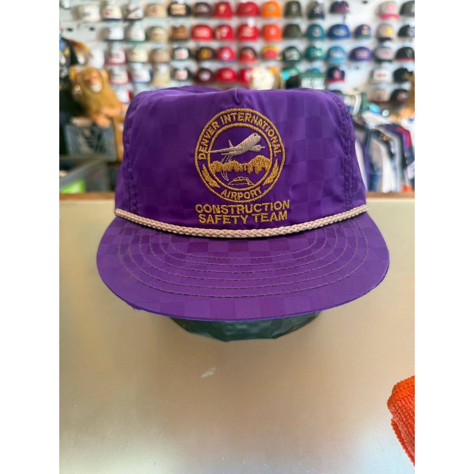 Other Denver International Airport Construction Purple Strap Back Size ONE SIZE - 1 Thumbnail