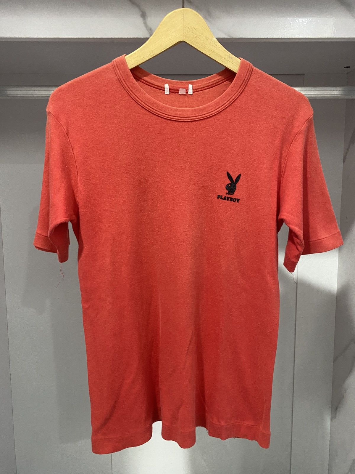 Playboy 80s Vintage Playboy Tee Size US S / EU 44-46 / 1 - 1 Thumbnail
