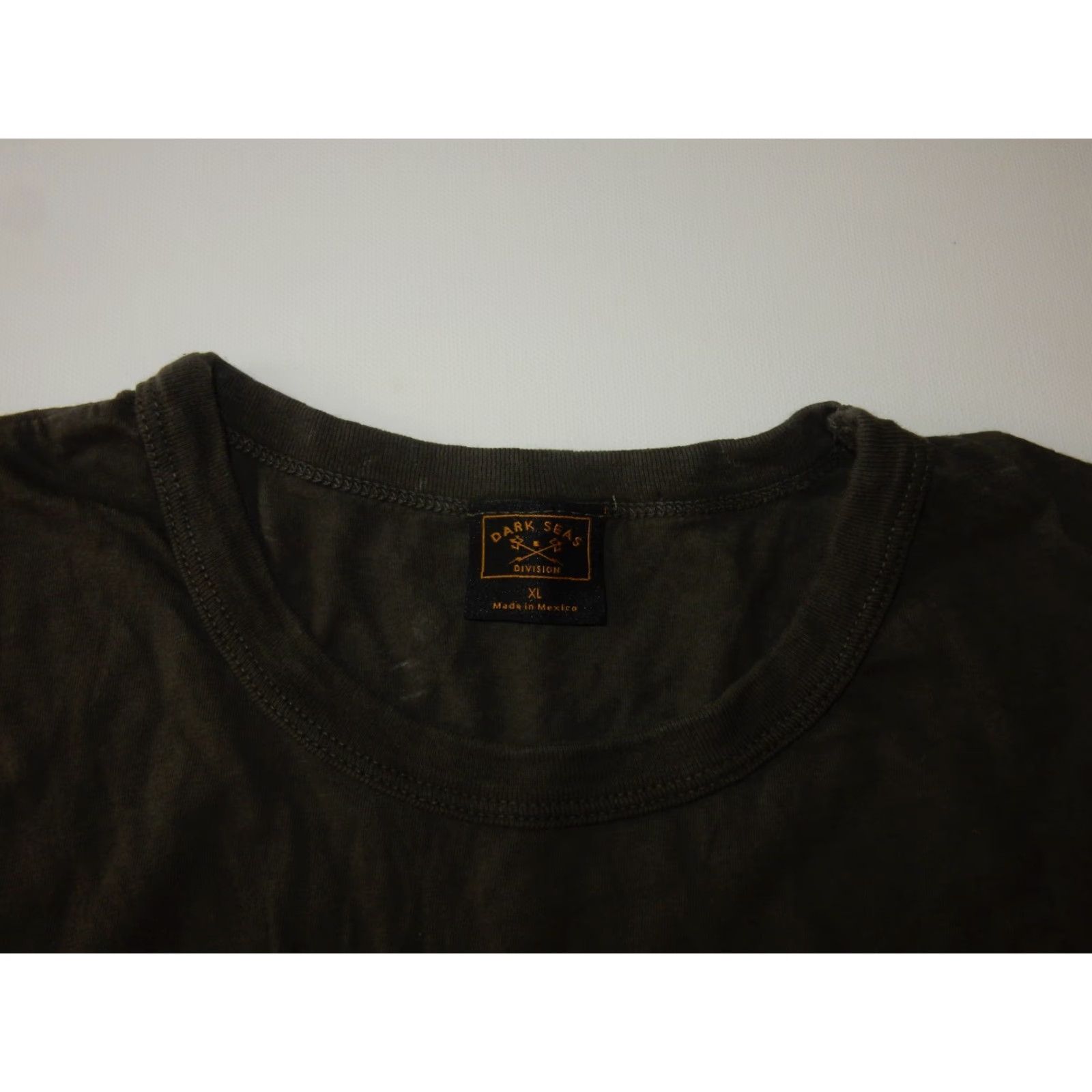 Vintage Dark Seas T-Shirt Men XL Short Sleeve Graphic Print Green Cotton Shirt Size US XL / EU 56 / 4 - 3 Thumbnail