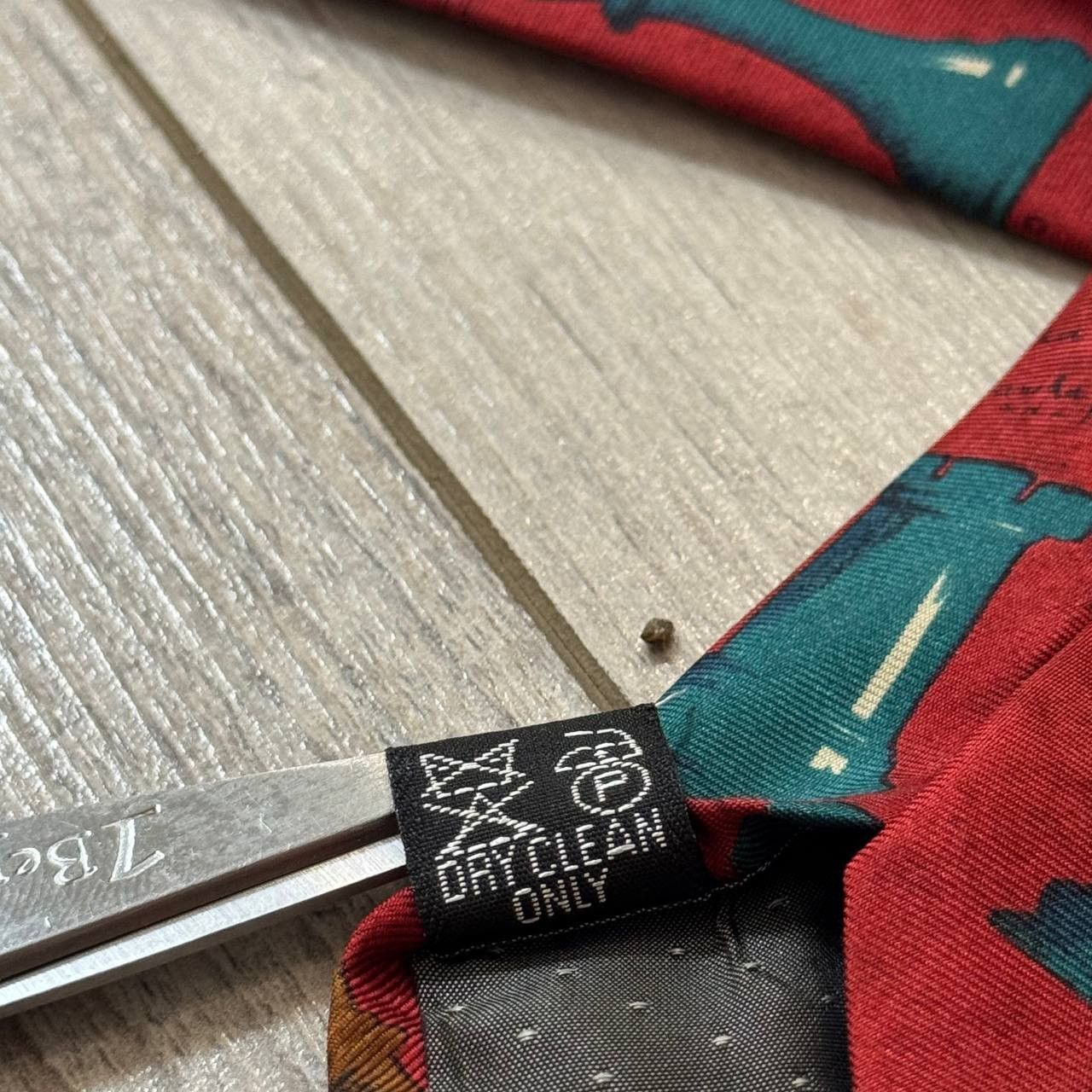 Yves Saint Laurent Vintage YSL Yves Saint Laurent Chess Pattern Silk Tie Size ONE SIZE - 4 Thumbnail