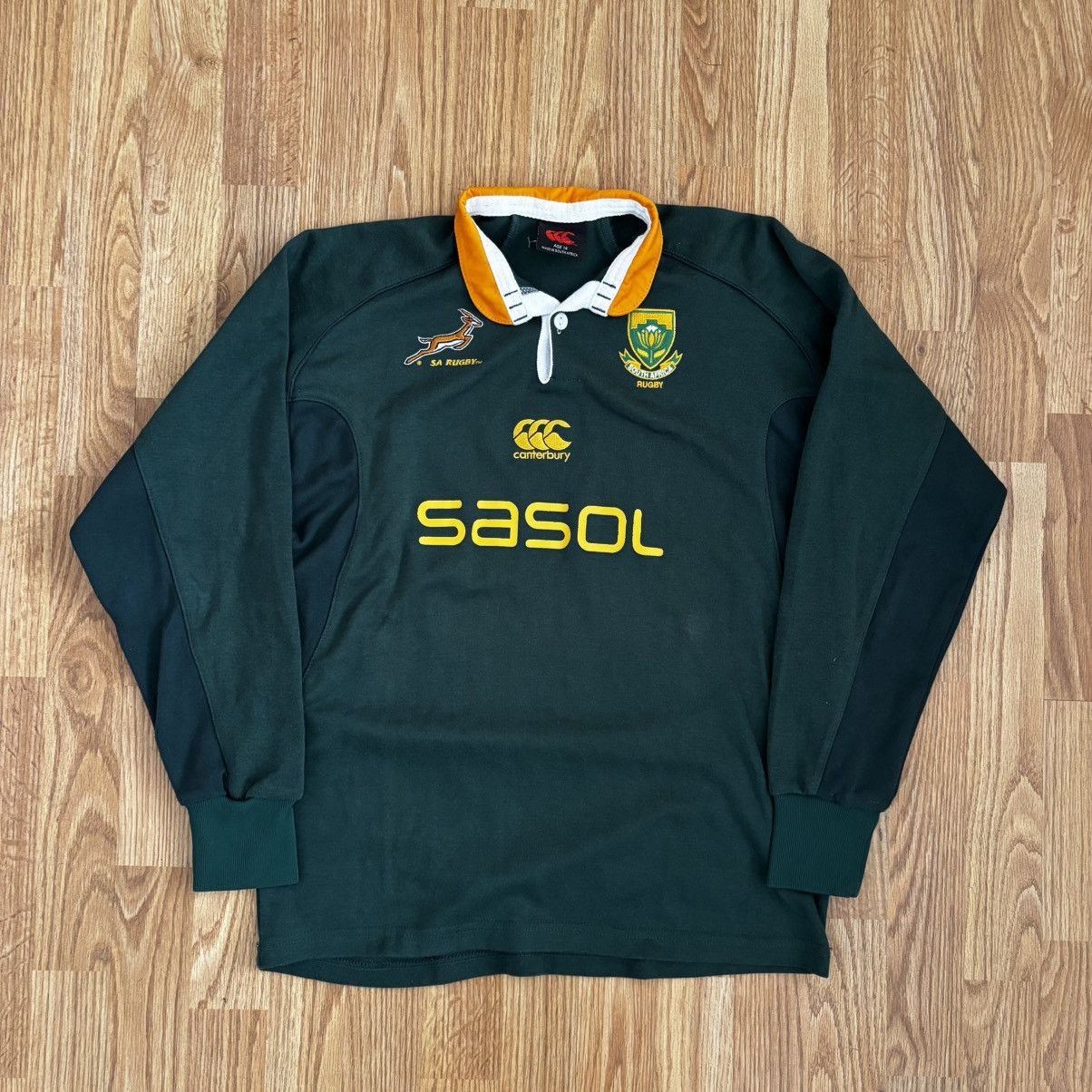 Canterbury of New Zealand Vintage Canterbury South Africa Rugby 90s Size US S / EU 44-46 / 1 - 4 Thumbnail