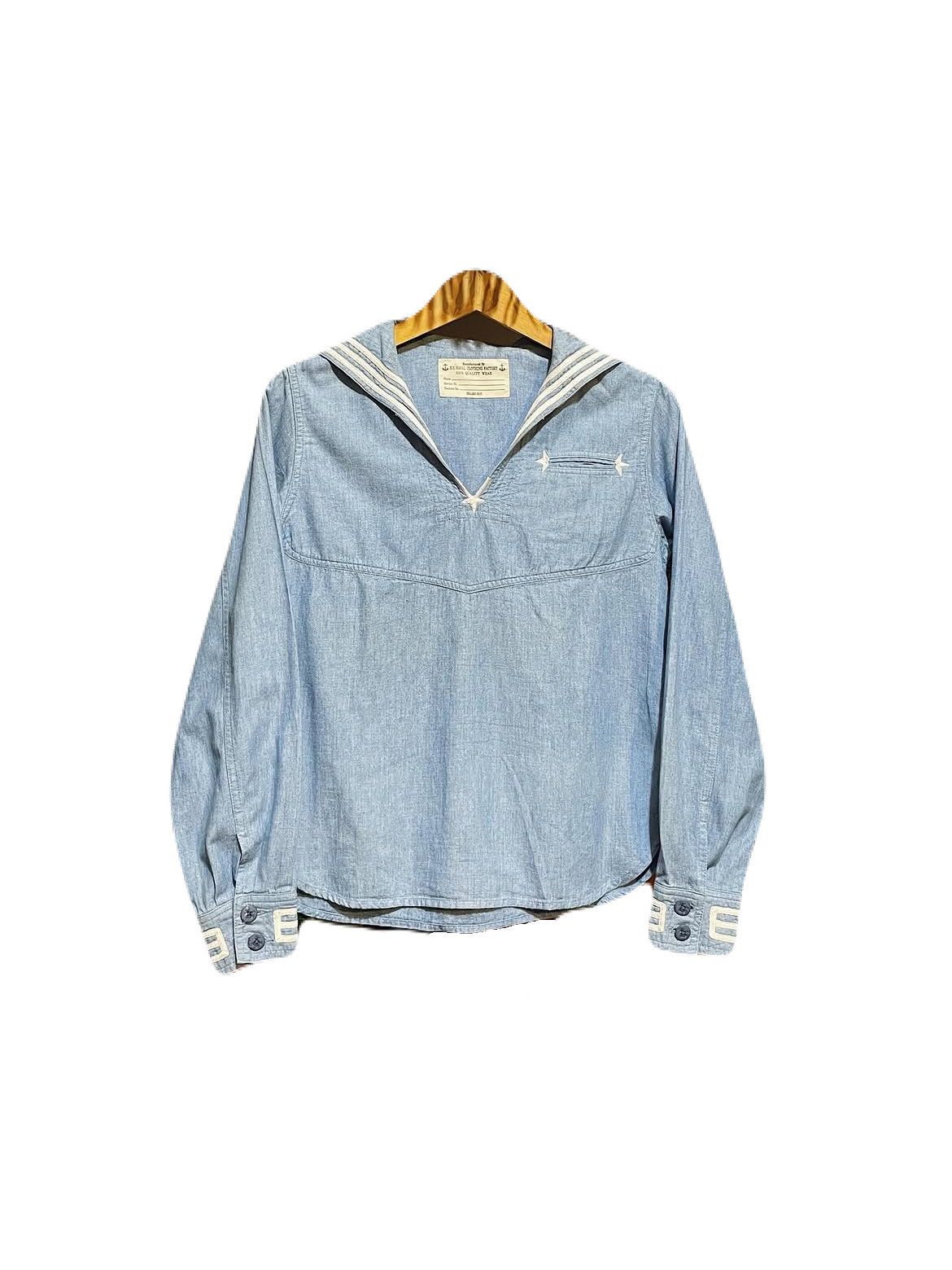 Beams Plus 2000s Beams Boy Sailor Collar Shirt Size US S / EU 44-46 / 1 - 1 Thumbnail