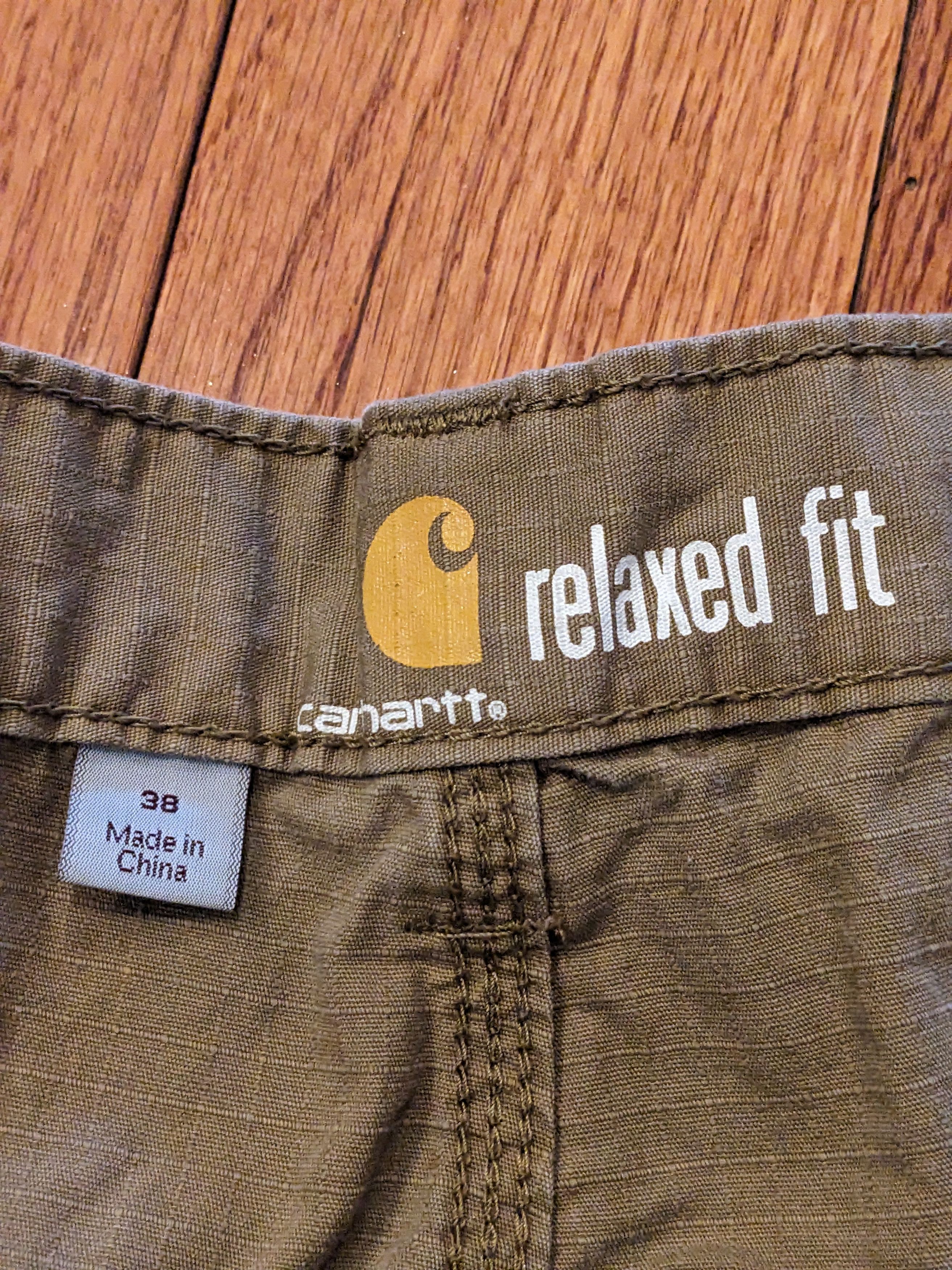 Carhartt × Vintage Carhartt Relaxed Fit Tan Size 38 Shorts Size US 38 / EU 54 - 2 Thumbnail