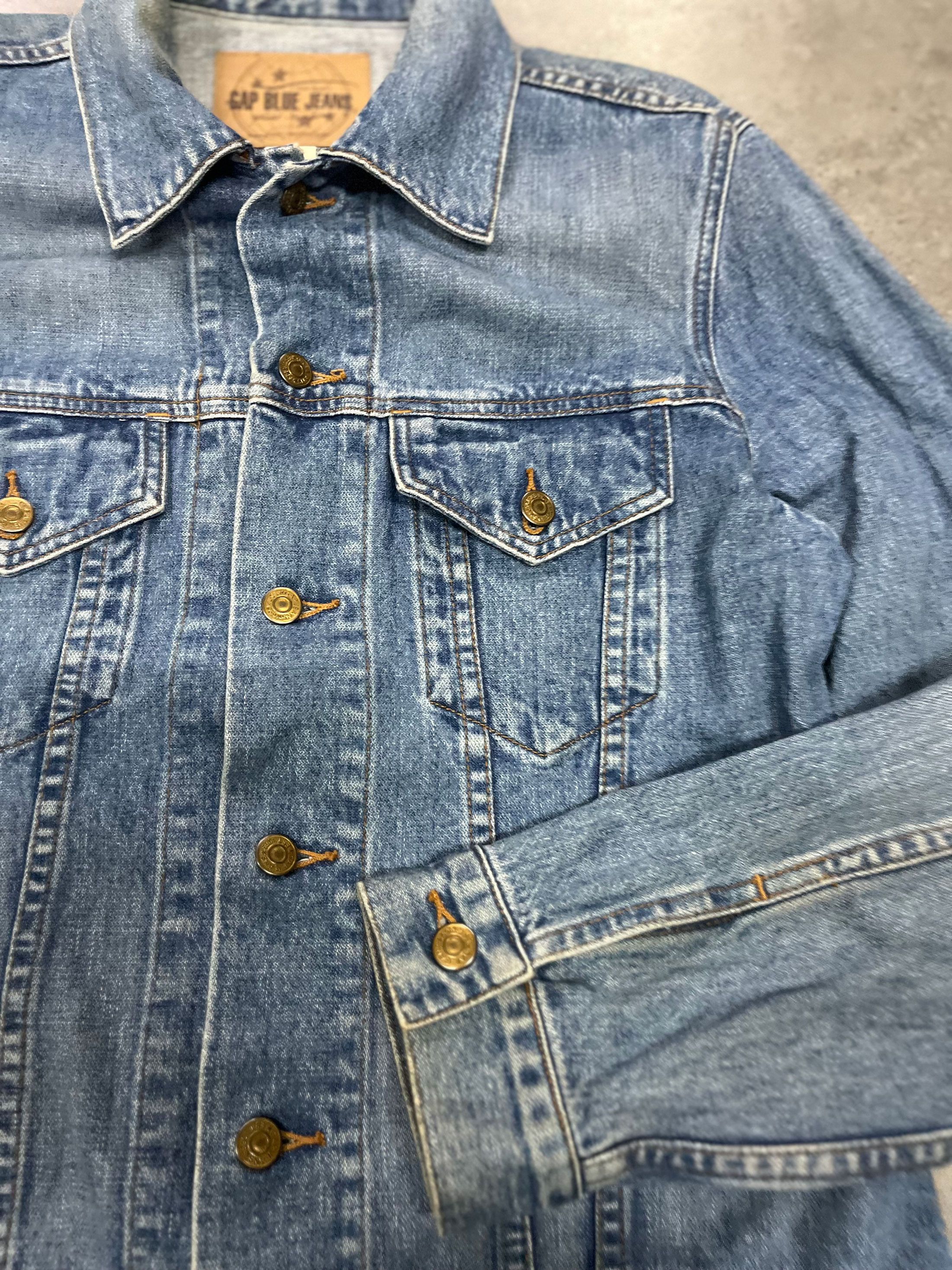 Gap Gap Blue Jeans Trucker Jacket Size US M / EU 48-50 / 2 - 3 Thumbnail