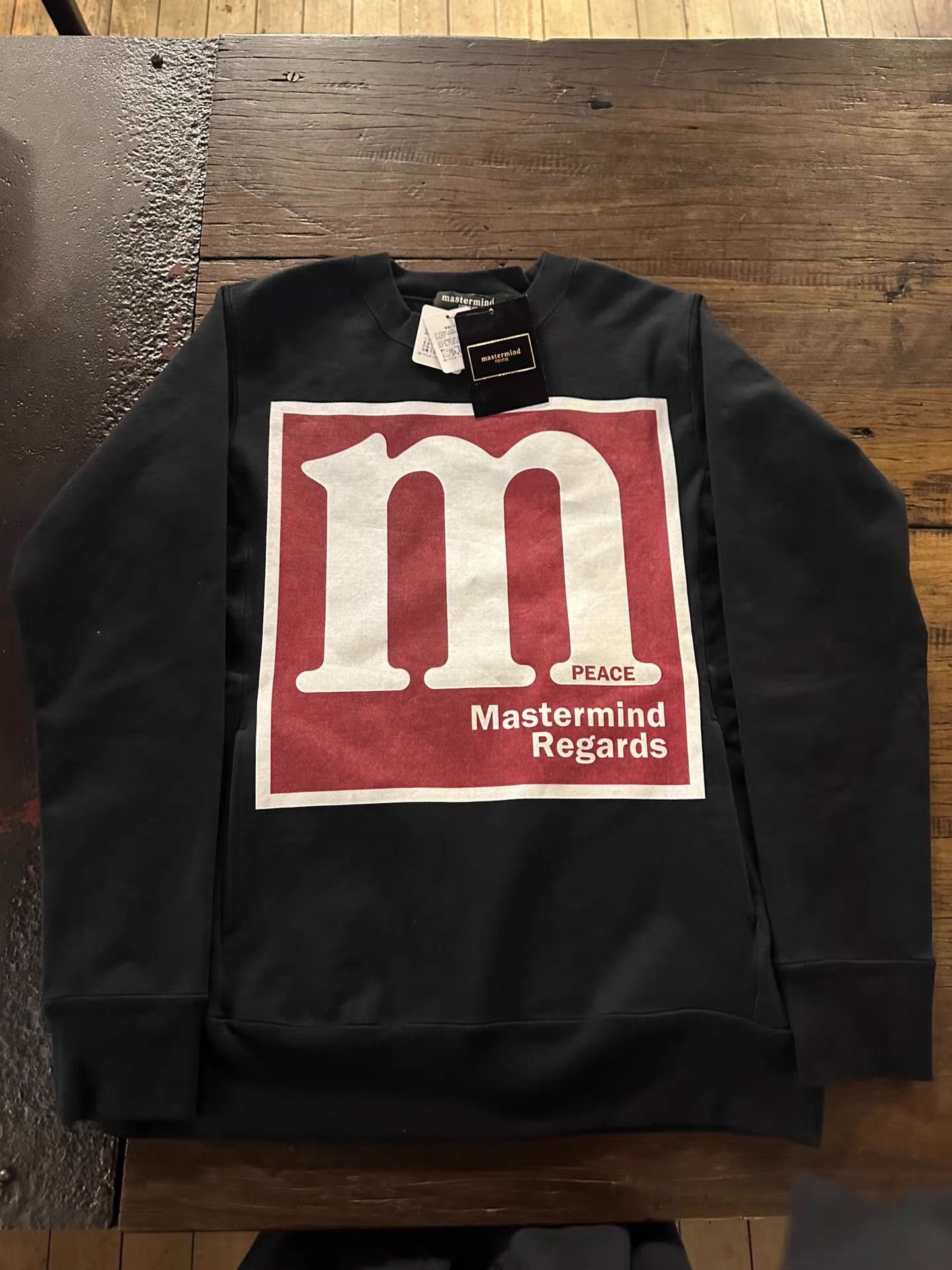 Mastermind Japan mastermind japan feat. A‑Girls Black Big M Print Hoodie Ｑ25 Size US S / EU 44-46 / 1 - 1 Thumbnail