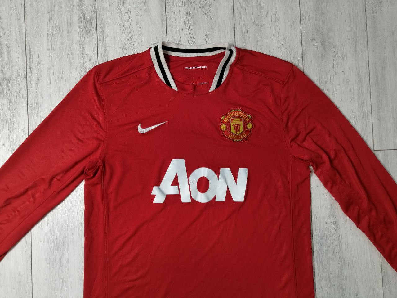 Nike Nike Manchester United Home 2011-2012 Long Sleeve Jersey Size US L / EU 52-54 / 3 - 2 Thumbnail