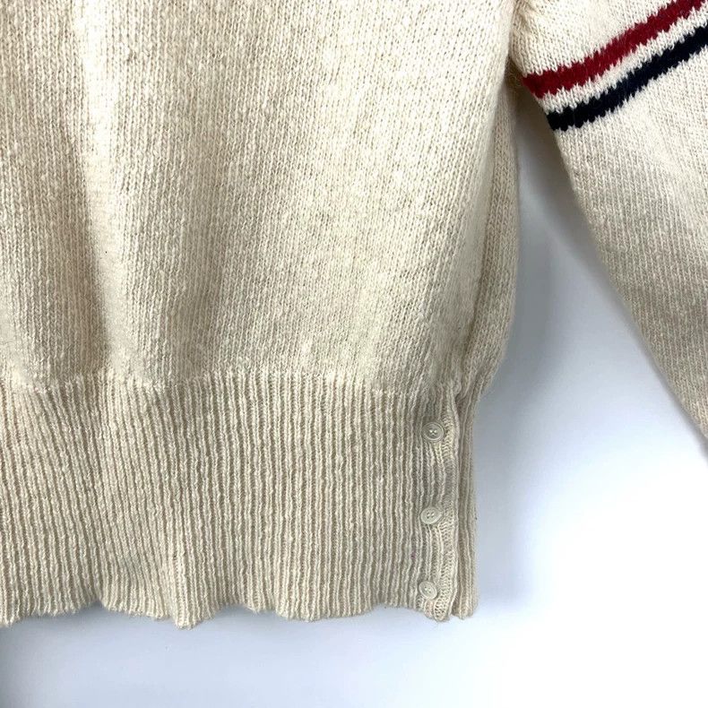 Thom Browne Thom browne Knitted sweater with arm stripe 2503-Nextarrow Size US XS / EU 42 / 0 - 6 Thumbnail