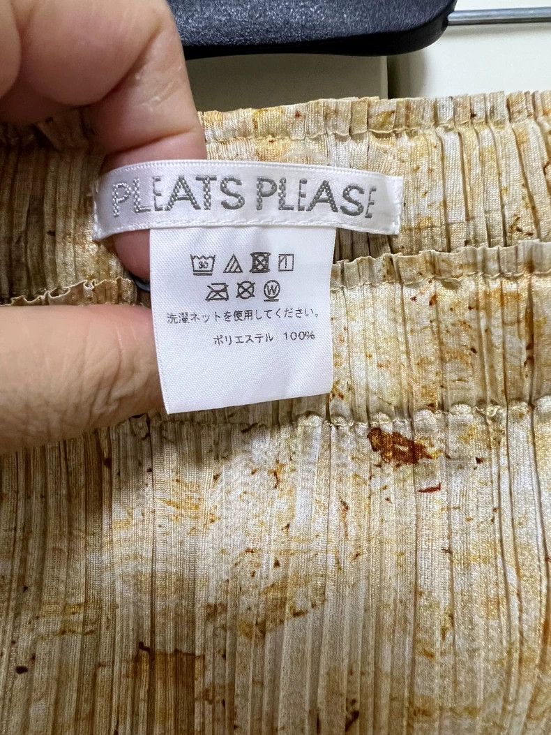 Issey Miyake Issey Miyake size:2 Marble-patterned pleated pants Size 42" / US 20 - 3 Thumbnail