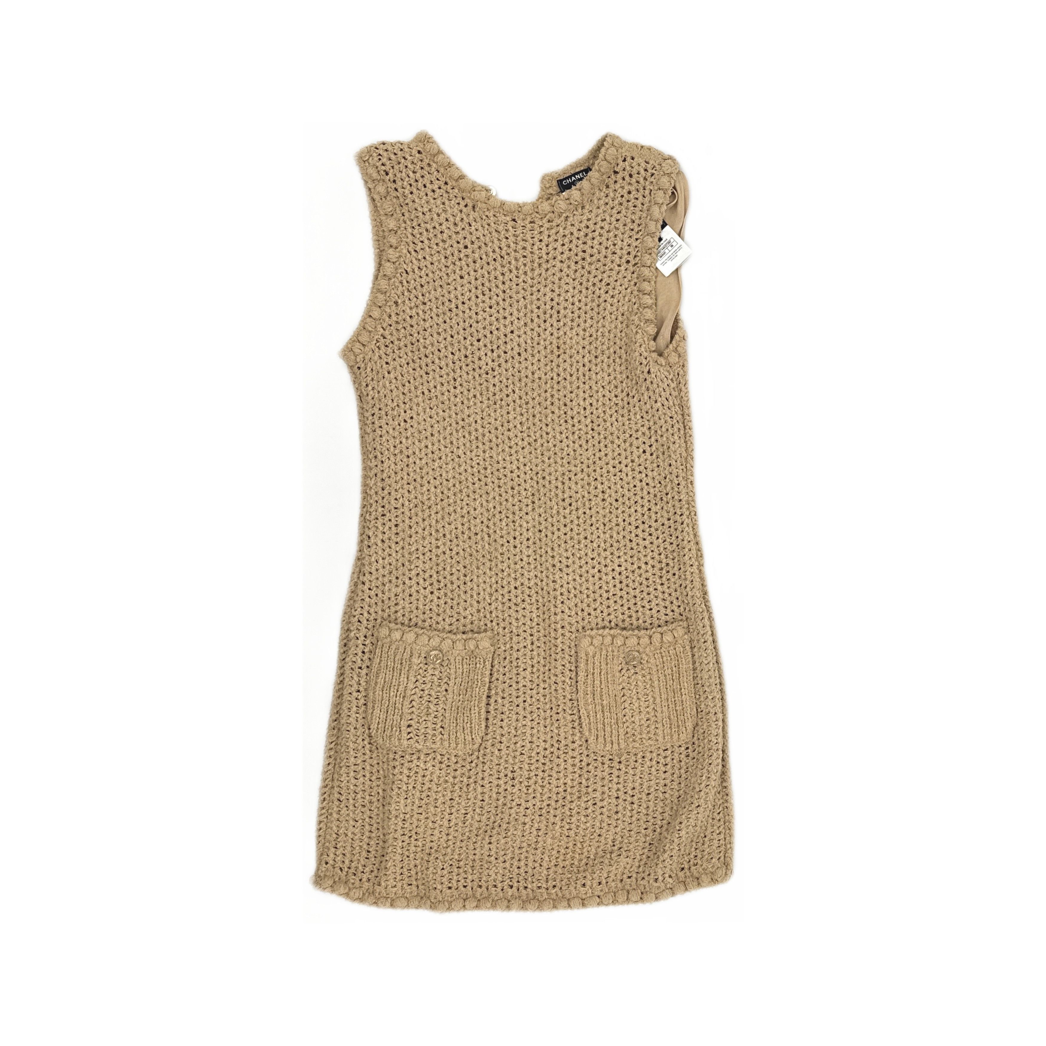 Chanel Chanel Knit Sleeveless Mini Dress Size 38 Size S / US 4 / IT 40 - 1 Thumbnail