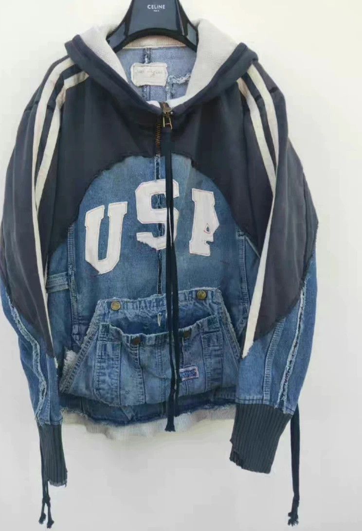 Greg Lauren Greg Lauren Hooded Sweatshirt Size US L / EU 52-54 / 3 - 1 Thumbnail