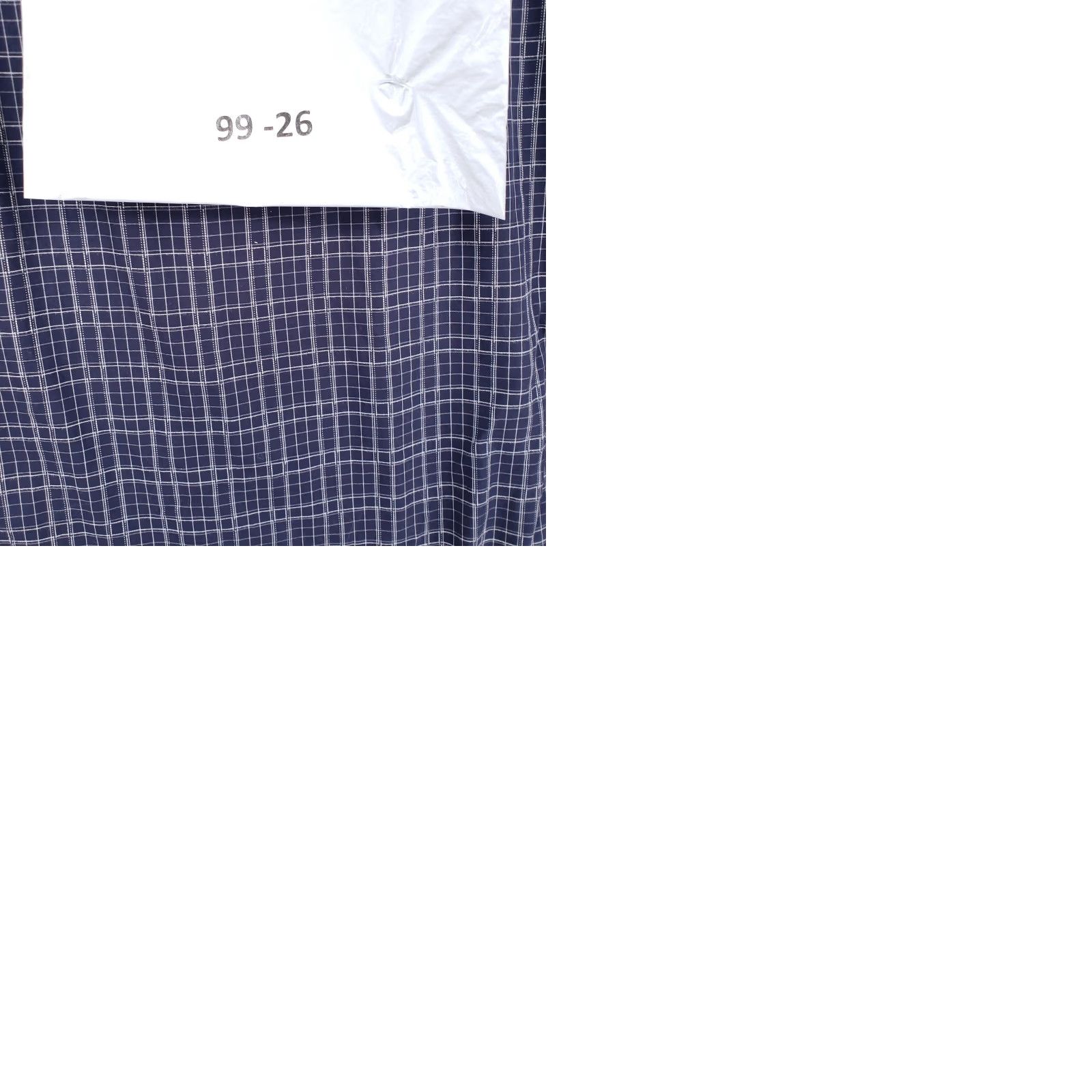 BUGATCHI BUGATCHI Shirt Mens XL Blue Plaid Button-Up Long Sleeve Shaped Fit Size US XL / EU 56 / 4 - 10 Thumbnail