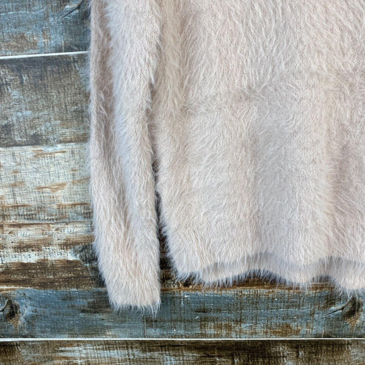 Japanese Brand DL Khalita Pink fur shaggy Knitwear #C1063 Size M / US 6-8 / IT 42-44 - 7 Thumbnail