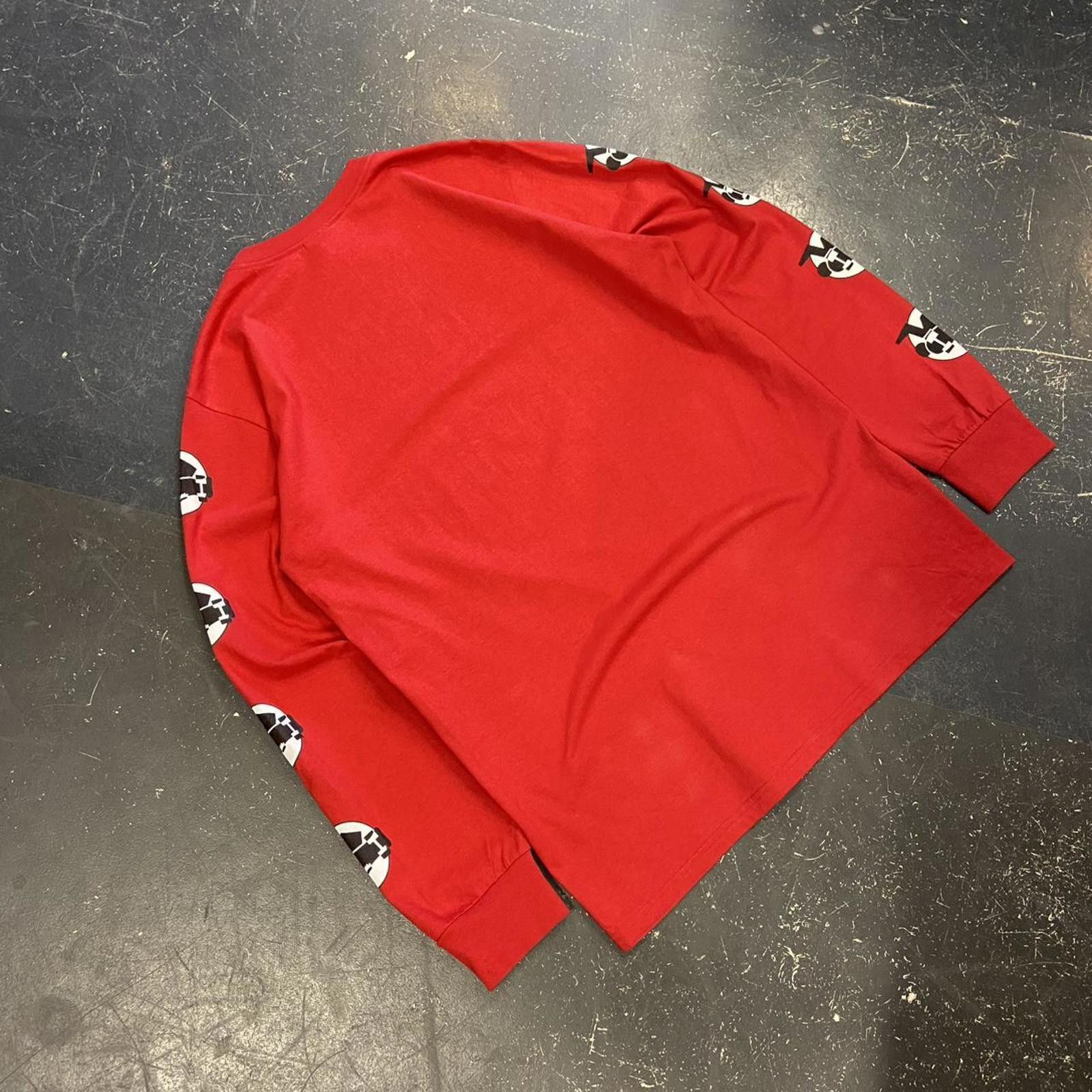 Stussy × Vintage Red Stussy Skateboard Long Sleeve Size US M / EU 48-50 / 2 - 6 Thumbnail