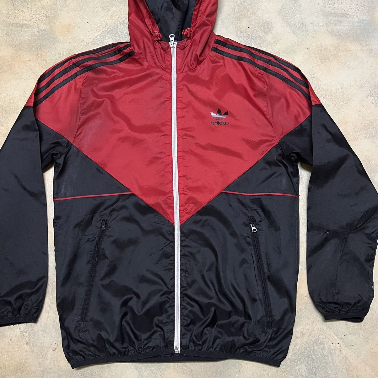 Adidas Adidas Zipper Hoodie Light Jacket Windbreaker Size US M / EU 48-50 / 2 - 3 Thumbnail