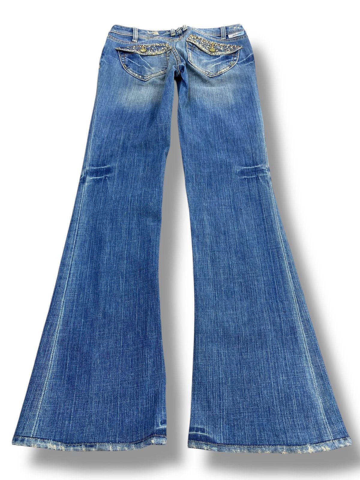 Japanese Brand Japanese Brand Blue Faded Wash Style Bootcut Jeans Size US 28 / EU 44 - 3 Thumbnail