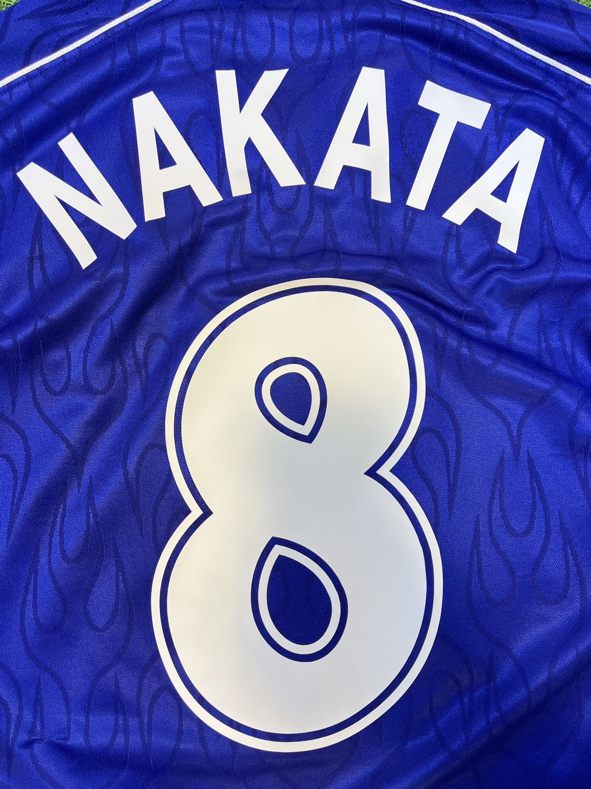 Asics Vintage 1998 Japan Football Association Home Kit NAKATA8 Size US M / EU 48-50 / 2 - 17 Thumbnail
