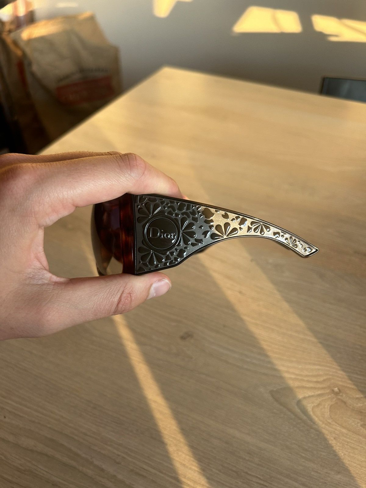 Dior Tortoise Cherrytree Sunglasses Size ONE SIZE - 5 Thumbnail