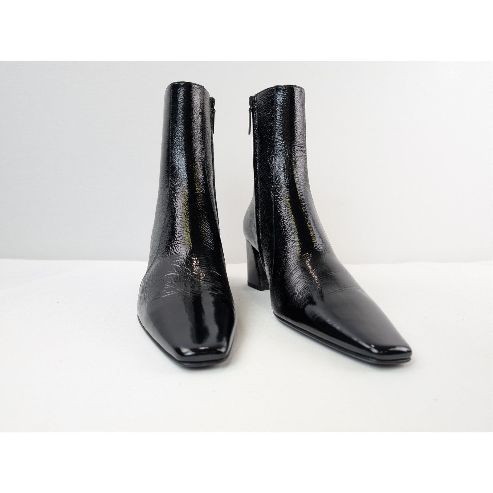 Saint Laurent Paris o1rshd1 Naplack Hero Calf Rainer 75 Boots in Nero Size US 12 / EU 45 - 4 Thumbnail