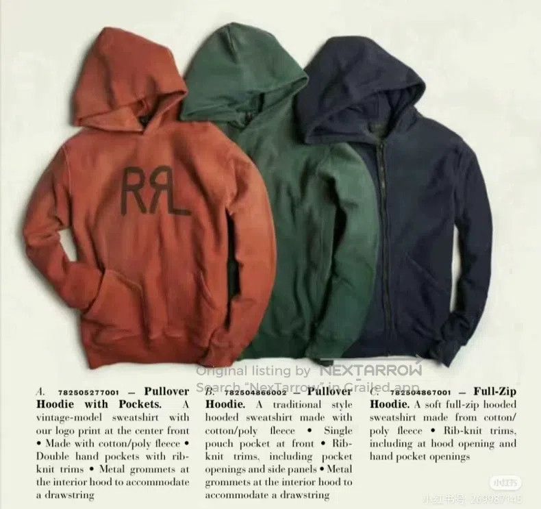 RRL Ralph Lauren RRL Ralph Lauren Kimura old style washed green hoodie Size US S / EU 44-46 / 1 - 2 Thumbnail