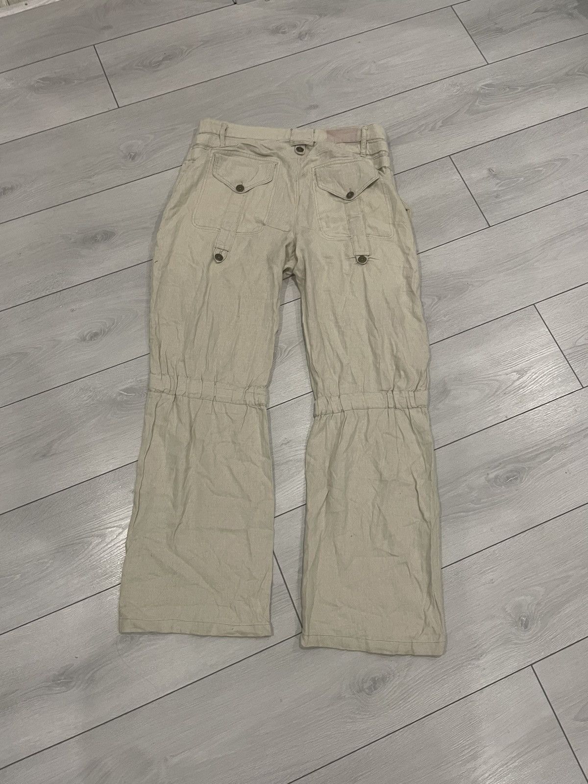 Dolce & Gabbana × If Six Was Nine Dolce Gabbana linen trousers 90s pants multipocket desert y2 Size US 33 - 10 Thumbnail