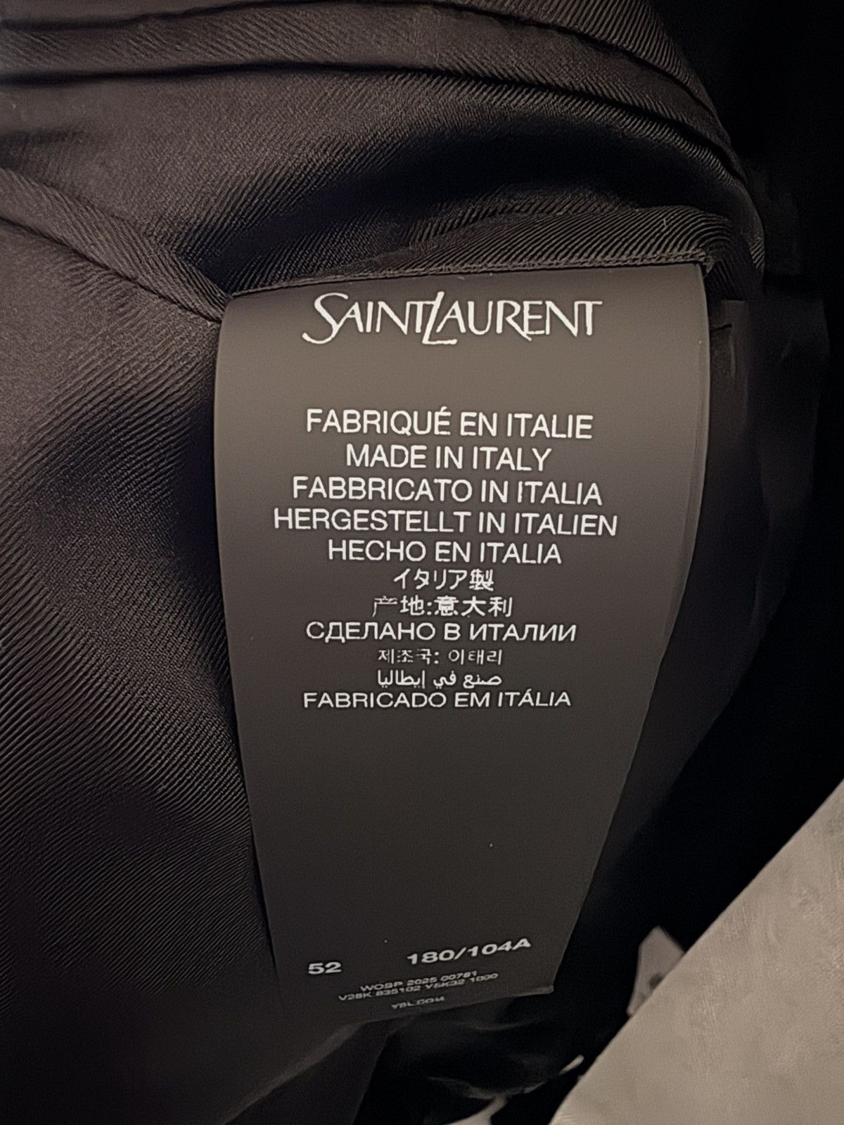 Saint Laurent Paris Double Breasted Blazer Size 42R - 13 Thumbnail