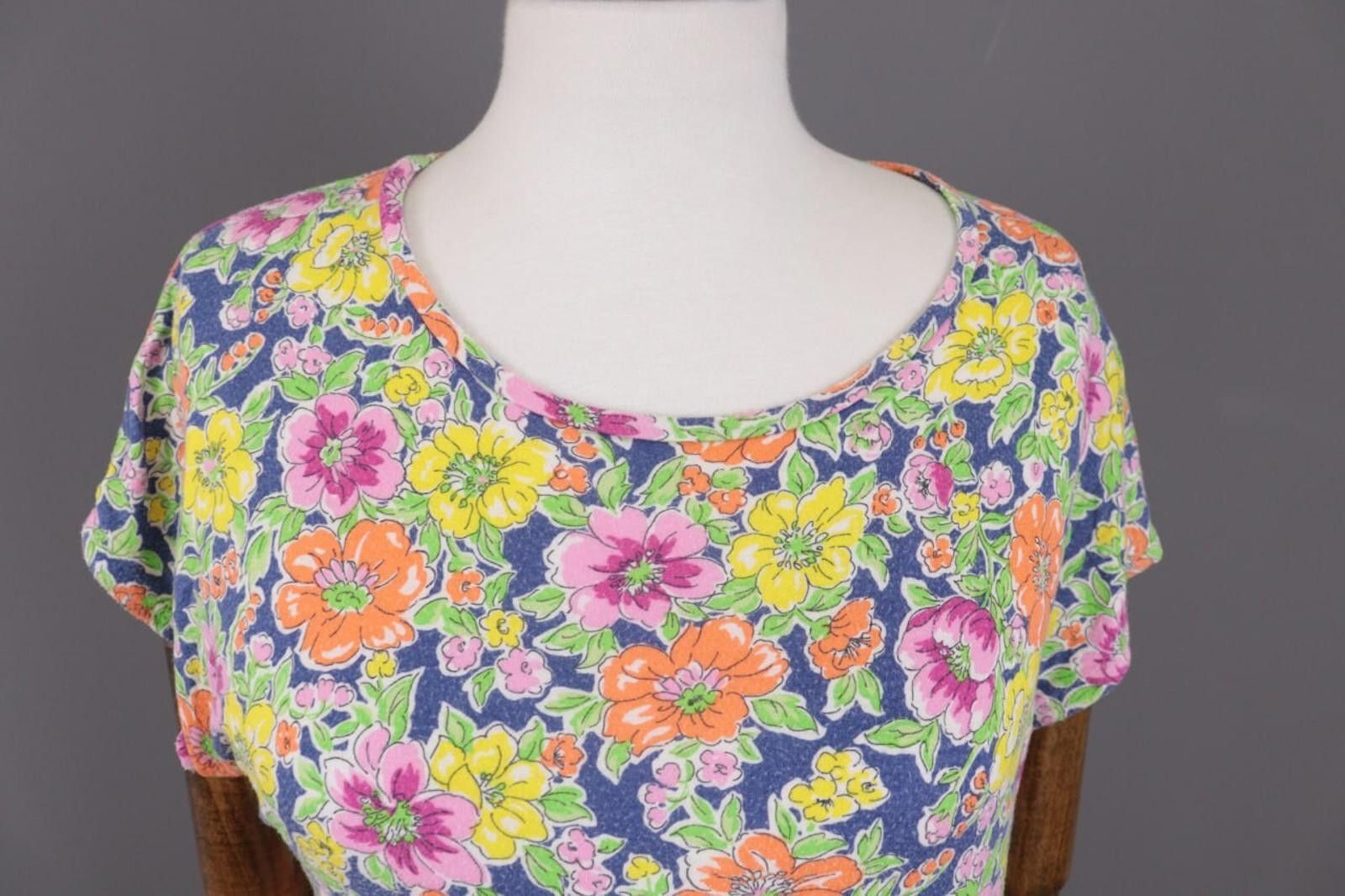 Polo Ralph Lauren Ralph Lauren Blue Floral Short Dress Summer Size M Size M / US 6-8 / IT 42-44 - 4 Thumbnail