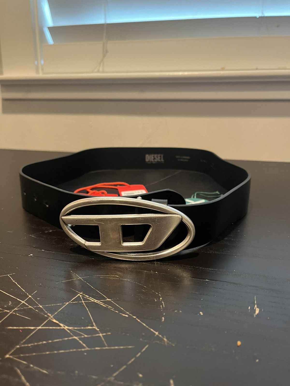 Diesel Diesel B-1dr Black Belt Size 32 - 7 Thumbnail