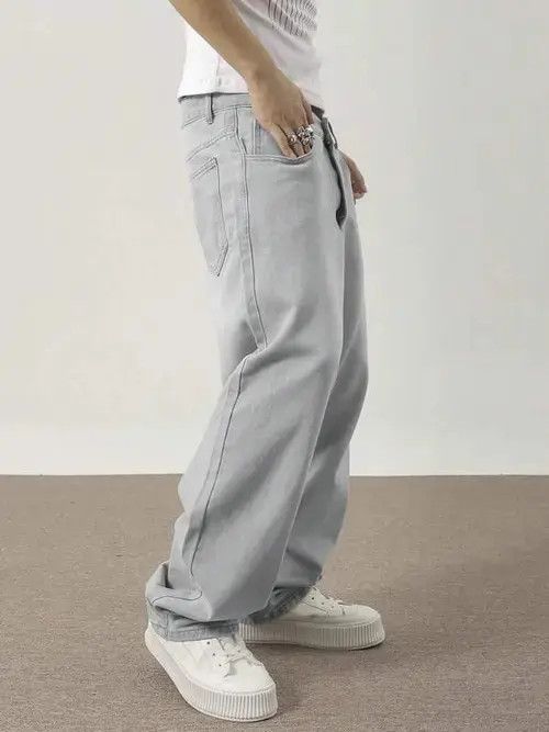 Jean Atsuko x Mieko Washed Baggy Denim Jeans Stacked Skate Size US 32 / EU 48 - 5 Thumbnail