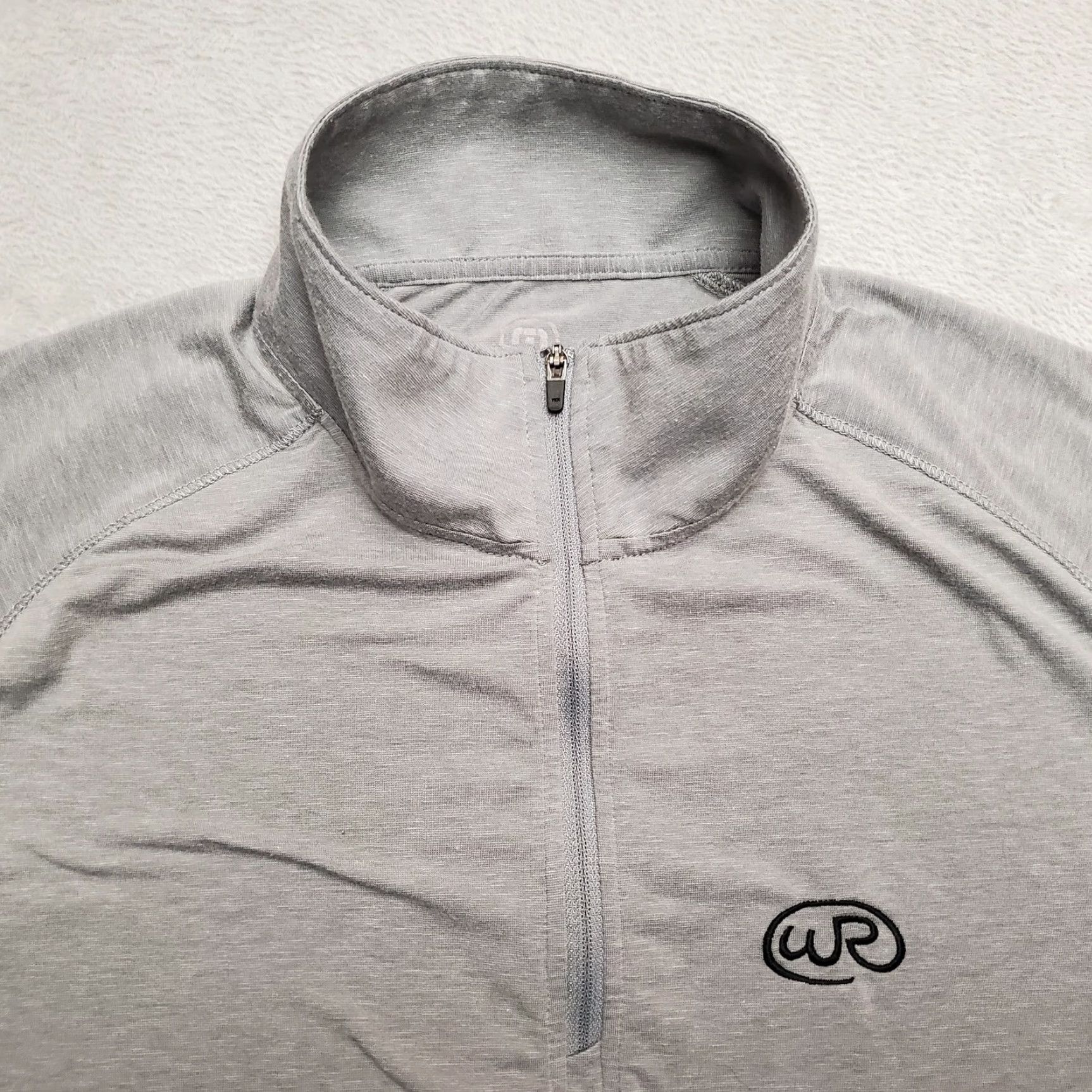TravisMathew Travis Mathew Golf Shirt Mens M Gray 1/4 Zip Long Sleeve Performance Blend Shirt Mens Size US M / EU 48-50 / 2 - 2 Thumbnail