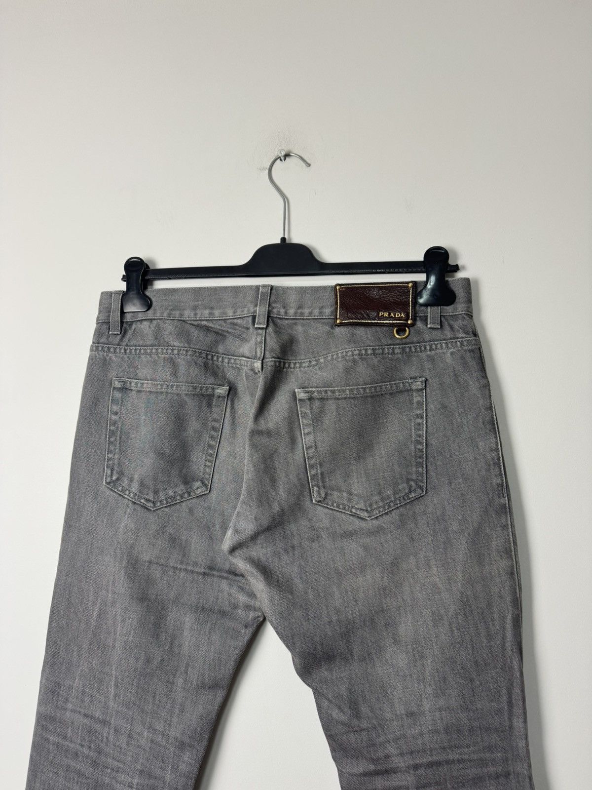 Prada Prada Grey Tapered Fit Denim Jeans Made in Italy Luxury Size US 34 / EU 50 - 13 Thumbnail