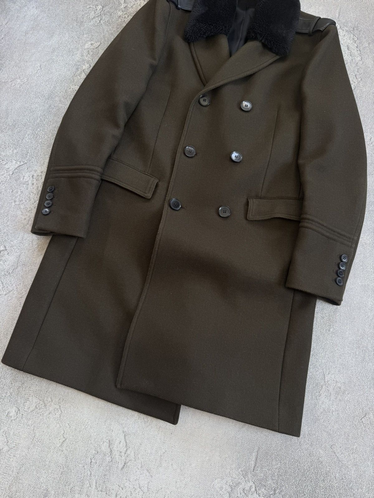 The Kooples The Kooples M/size Military Pea Coat Wool Napoleon jacket 🧥 Size US M / EU 48-50 / 2 - 3 Thumbnail