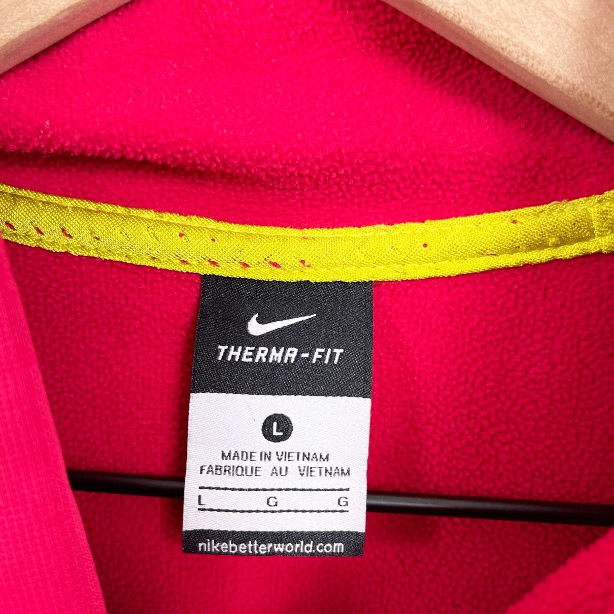 Nike Nike Just Do It Swoosh Graphic Hoodie Red Fleece Womens L Size L / US 10 / IT 46 - 7 Thumbnail