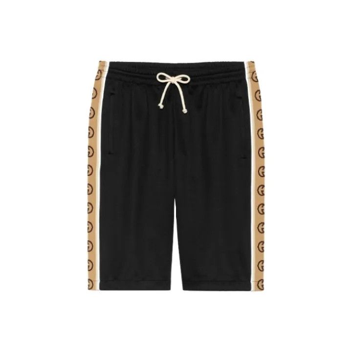 Gucci Gucci Black Casual Drawstring Shorts for Men Size US 26 / EU 42 - 1 Thumbnail