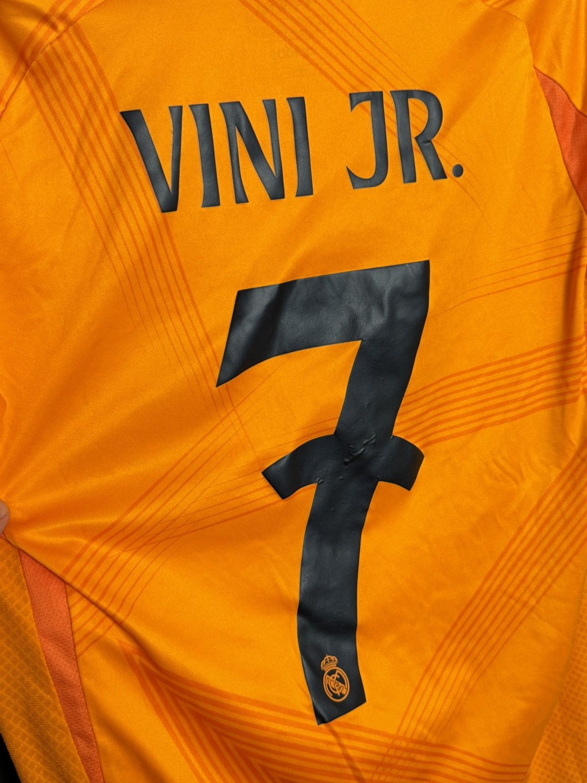 Adidas KIDS New Real Madrid 24/25 Away Vinicius Jr Football Jersey Size US XS / EU 42 / 0 - 3 Thumbnail