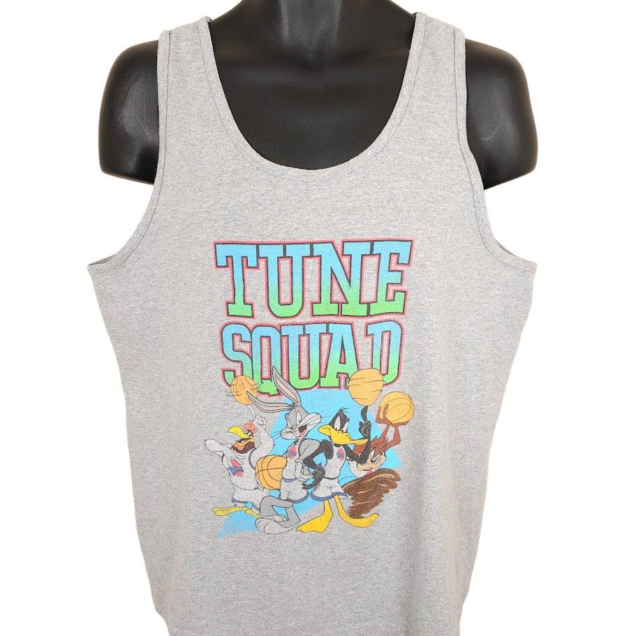 Warner Bros Tune Squad Tank Top Mens Size Large Gray Space Jam Bugs Size US L / EU 52-54 / 3 - 1 Thumbnail