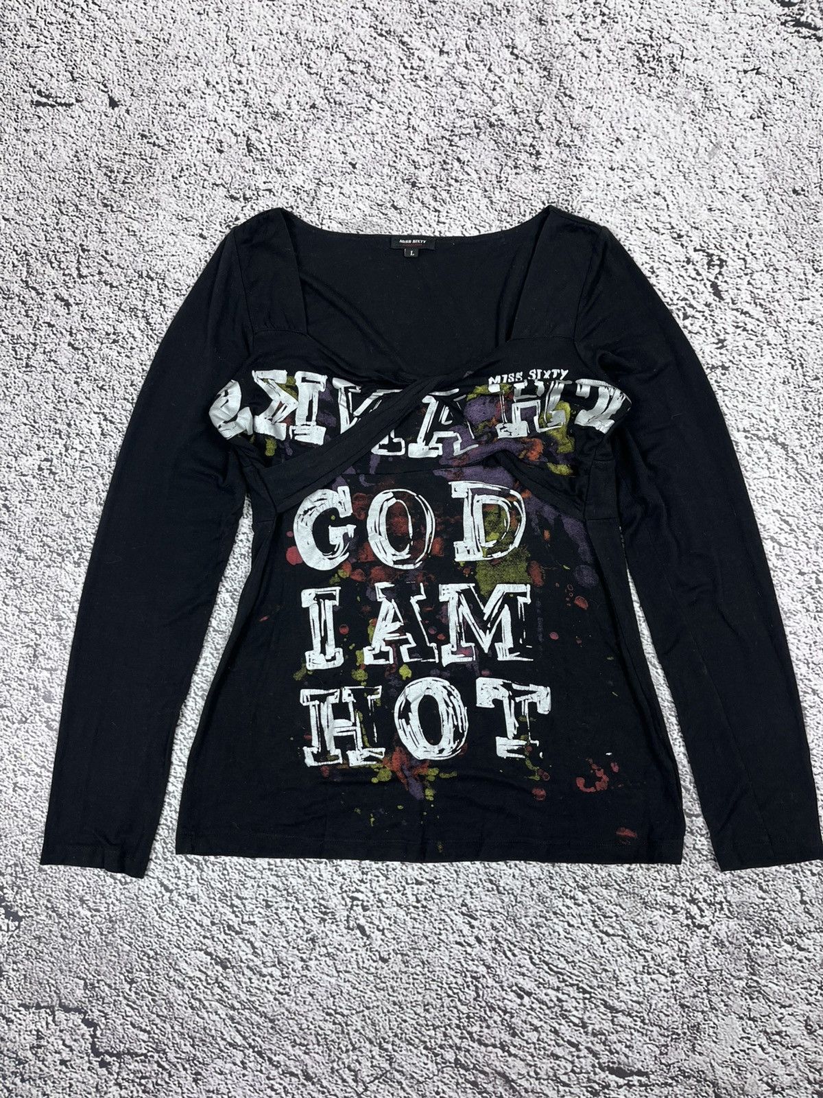 Miss Sixty Archive Miss Sixty Vintage All Print Long sleeve Top