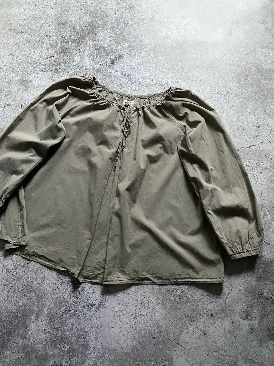 Prada VINTAGE PRADA TAB OVERSIZED BAGGY LONGSLEEVE BLOUSE RARE Size L / US 10 / IT 46 - 7 Thumbnail